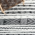thumbnail image 6 of SAFAVIEH Moroccan Tassel Lorinda Southwestern Shag Area Rug, Black/Ivory, 9' x 12', 6 of 8