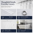 thumbnail image 6 of RunMin Grocery Store Crystal Clear Shower Curtain Liner 36x72, PEVA Waterproof Bath Curtain, No Chemical Smell, 2 Weighted Magnets, Durable with Rustproof Metal Grommets, 6 of 8