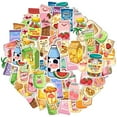 thumbnail image 2 of 35pcs-50pcs Cute Stickers Food Carton Stickers Snack Stickers for Laptops Notebooks Suitcases, 2 of 9
