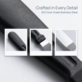 thumbnail image 5 of Unique Bargains 2Pcs Kitchen Spatula Set Heat-Resistant Cooking Utensils Bending-A, 5 of 5