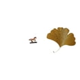 thumbnail image 1 of Figura de caballo,Figura coleccionable de caballo en miniatura,Esculturas de pared de hojas,Esculturas de pared de hierro forjado con forma de hojas de ginkgo,Escultura decorativa colgante de, 1 of 8