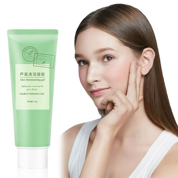 Pompotops Beauty Products Clearance,Women Beauty Gifts,Moisturizing Aloe Gel Moisturizing Skin Care After Sunburn Refreshing Aloe Gel 50g