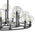 thumbnail image 2 of Fifteen Light Large Chandelier In Transitional-Industrial Style 37.75 Inches Wide By 16.25 Inches High-Black Finish Hinkley Lighting 30529Bk, 2 of 4