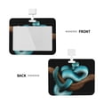 thumbnail image 2 of Easygdp Blue Viper Snake Card Badge Holder Work Badge Sleeve for Office, School, Factory, ID Credit Cards, Driver Licenses and Passes, 2 of 7