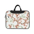 thumbnail image 2 of YFYANG 14 inch Universal Laptop Bag Oxford Cloth Laptop Sleeve, Multi-functional Vintage Watercolor Cherry Blossom Pattern Notebook Computer Messenger Bag Handbag, 2 of 8