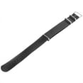 thumbnail image 3 of Correa de reloj de cuero PU de 20 mm Accesorio de repuesto de correa de reloj ajustable Negro, 3 of 5