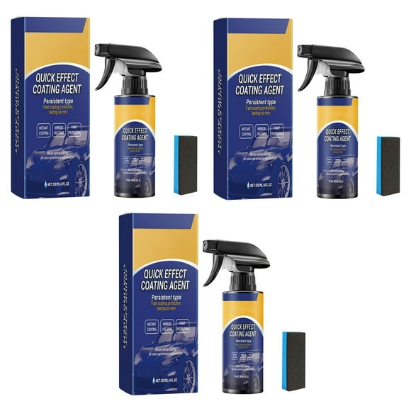 Agente de recubrimiento para automóviles, agente de recubrimiento de cristal para pintura de automóviles, encerado, recubrimiento en aerosol, repelente al agua, sellador, barniz, 120 ml, aerosol de re