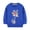 Gshirt1-Blue, variant on xaweyi Girls Fall Winter Clothes Round Neck Sweatshirt Fashionable Cartoon Printed Long Sleeved Top,Sizes 1-2 Years