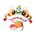 thumbnail image 2 of Esquirla 2025 Chinese New Year Snake Statue Ornament Art Photo Props Self Adhesives Gift Resin Figurine Animal Sculpture for Bookshelf Red, 2 of 8