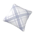 thumbnail image 3 of YFYANG Square Decorative Throw Pillow Case (Without Pillow Insert), Violet Check Watercolor Pattern Bedroom Sofa Car Cushion Cover, 16"x16", 3 of 9