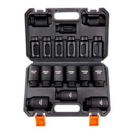 Wheel Nut Lug Nut Extractor 17mm XEWEA 9pcs Bolt Nut Extractor Set, 1/2 Drive Impact