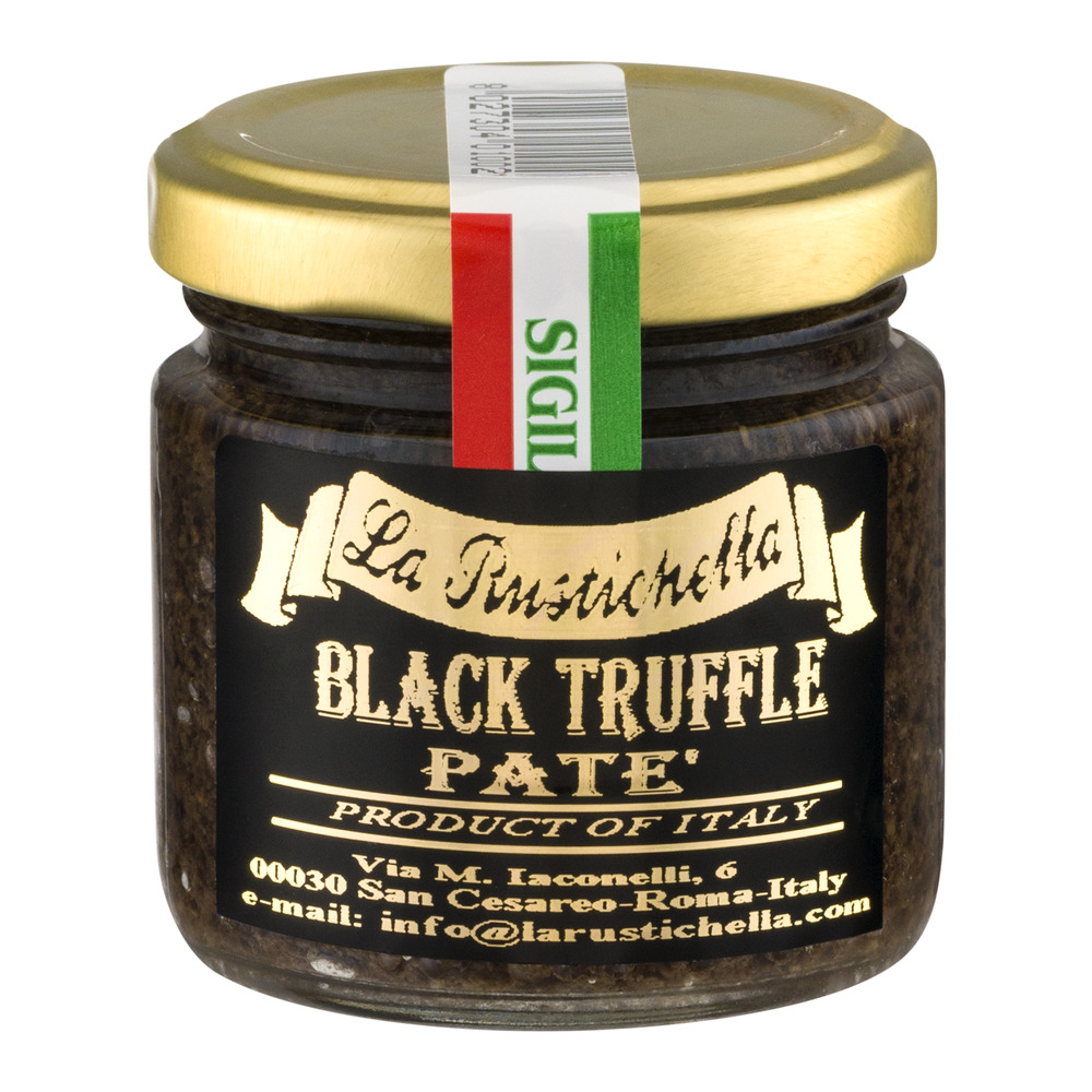 La Rustichella Black Truffle Pate, 3.2 OZ by Via M. laconelli