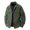 #Army Green, variant on DPTALR Men's Solid Color Fashionable Casual Jacket with Long Sleeves ,Lapel ,Thick Thick for Warmth,Black,XXXXXL