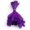 purple, variant on Goose Plume Stripped Coque for Clothing Hat Craft Decoration Pack of 50 count (Yellow)