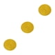 thumbnail image 5 of Manteles Individuales Matsuzay Antideslizantes Ligeros Redondos Amarillo, 5 of 6