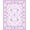 White, Pattern 4, variant on Flatwoven High Traffic Area Rug, Chic Lilac Floral Arrangement, Non Slip, Stain Resistant, Washable Area Rugs for Living Room, Bedroom(Purple, 4X6)