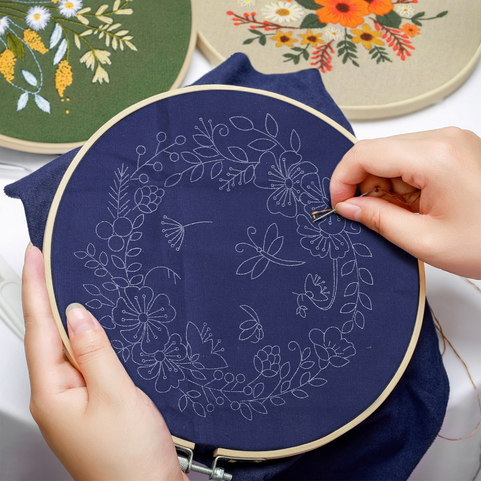 Celectigo Embroidery Kit for Beginners 4-Pack photo 4