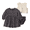 Grey Floral, variant on Carter's Child of Mine Baby Girl Dress Set, 3-Piece, Sizes 0/3-24 Months