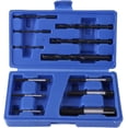 thumbnail image 1 of Black Oxide Finish Screw Extractor Set, Chrome-Molybdenum Steel for Enhanced Durability, Includes #1 to #6 Sizes, Easy to Carry Case for Convenient Storage, 1 of 7