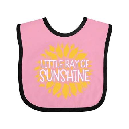 

Inktastic Little Ray of Sunshine Boys or Girls Baby Bib