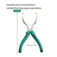 thumbnail image 7 of 2Pcs Filter Caliper/ Line Petrol Clip Pipe Pliers,Electrical Disconnect Pliers,Automotive Hose Disconnect Tools,1 x Large opening tubing pliers 1 x small opening tubing pliers 9 inches,Green, 7 of 7