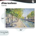 thumbnail image 4 of Stupell Industries Transitional Montrouge Canal Promenade Canvas Art, 36 x 24, by Creative Studio, 4 of 8