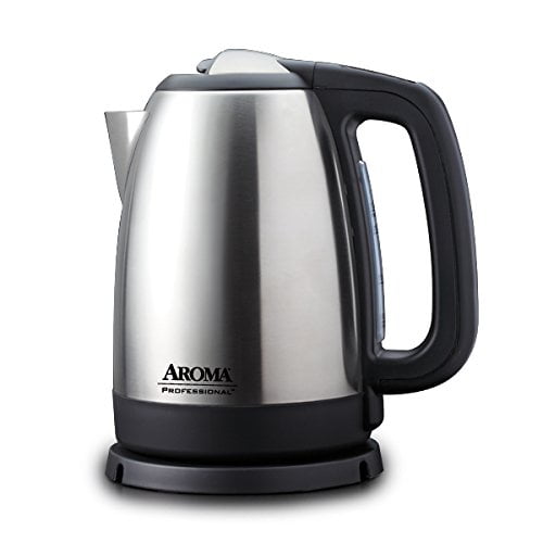 Aroma Housewares AWK299SD Digital Electric Kettle, 1.7 L, Silver