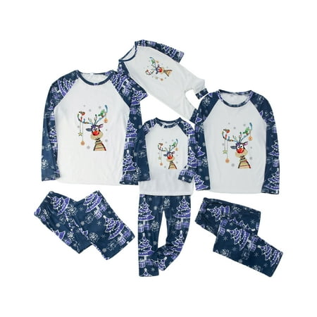 

Family Christmas Pjs Matching Sets Xmas Matching Pajamas for Adults Kids Holiday Xmas Sleepwear Set