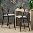 thumbnail image 2 of Harper Outdoor Barstool with Cushion, Set of 2, Shiny Copper and Charcoal, 2 of 9