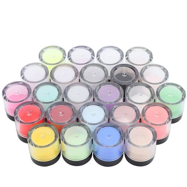 Kit De Decoración De Uñas En Polvo Acrílico, Juego De Herramientas De Manicura Acrílicas Para Constructor Profesional Con 12, 18 Y 24 Colores Para Salón De Uñas, Uso