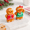Brown-Christmas Gingerbread Man, variant on Blue Fall Pumpkin Shaped Ceramic Salt And Pepper Shakers Set