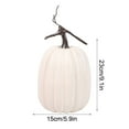thumbnail image 5 of 9 Inch Large Artificial Fake Foam Pumpkins, Halloween Thanksgiving Decor Sturdy Realistic DIY Paintable, Home Shop Party Fall Wedding Table Decor, Festive Craft Gift Decorations, 5 of 5