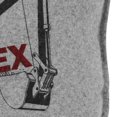 thumbnail image 2 of Ivory Park Excavator Felt Grey Decorative Throw Cushion, 2 of 4