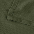 thumbnail image 4 of Superior Nobel Cotton Textured Chevron Woven Blanket, Non-Standard (Throw), Forest Green, 4 of 11