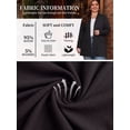 thumbnail image 5 of Cueply Plus Size Lightweight Cardigan for Women Long Sleeve Open Front Casual Cover Up with Pockets Soft Draped Layering Jacket 1X-4X, 5 of 9