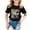 Black, variant on Gaexia Back to School Graphic Tee Short Sleeve Playful Print Top for Girls Boys Lightweight Casual Everyday Wear