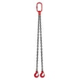thumbnail image 7 of 5FT Chain Sling 3/8" x 5' Double Leg G80 - 11,000lbs Capacity Lifting Chain with Hooks for Heavy Duty Lifting, Transport & Rigging, 7 of 7