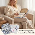 thumbnail image 4 of ZUXONGSY Palm Tree Print Bible Cover Case for Women Quilted Bible Cover Lightweight ChuZU Bag with Tabs & Zippered Christian Tote Bag for Book Lover, 4 of 7