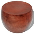 vidaXL Coffee Table Round Aluminum Silver - Walmart.com