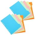 thumbnail image 2 of SHISUYAN 15Pcs Assorted Color Binder Dividers for Flagging and Referencing 8.3X6.0X0.04In, 2 of 9