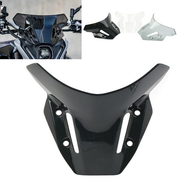 NS Windshield Windsreen Wind Deflectors for YAMAHA MT09 / SP FZ09 2021-2022,Black