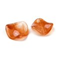 thumbnail image 3 of Opaque Acrylic Beads Wave Flat Round Coral 24x6mm Hole: 1.8mm about 255pcs/500g, 3 of 3
