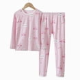 thumbnail image 6 of masbird Baby Toddler Girls Boys Funny Graphic Cotton Long Sleeve Pajamas 2 Piece Pjs Set 6-12 Months 12-24 Months 2t 3t 4t 5t 6t 7t 8t 9t Children(Pink,9-10 Y), 6 of 6