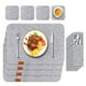 thumbnail image 3 of Mantel de mesa, mantel de taza, mantel de fieltro, mantel individual, posavasos y bolsa de tenedor, juego de mantel individual, juego de alfombrillas de taza, aislamiento térmico, 3 of 8