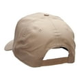 thumbnail image 3 of HA GOT EMM Embroidered Cotton Twill Pro Style Cap - Khaki OSFM, 3 of 5