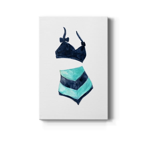 Vintage Swimwear III Premium Gallery Wrapped Canvas - Ready to Hang - 8 x 12