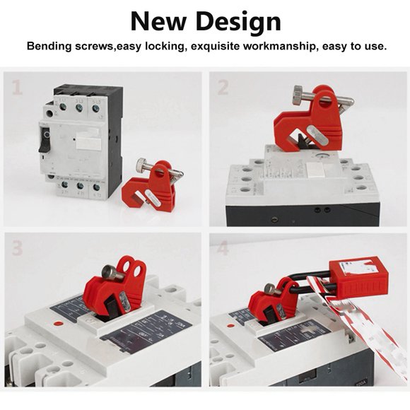 Miniature Circuit Breaker, Lock Industrial Electric Window Cleaner Arc Fault Breakers Nozzle Air Switch Handle Energy Equipment