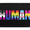 Human Pride, variant on Rattlesnake Flag Patch - Pride Flag Morale - Removable Patch