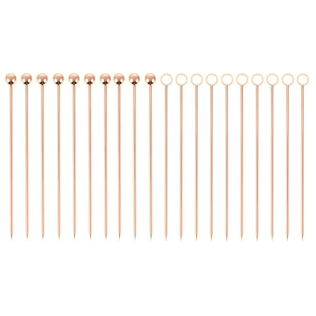 

NUOLUX Pick Cocktail Pick Metal Fruit Stick Picksappetizer Snack Stick Toothpickwedding Party Dessert Drink Skewer Martini