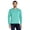 Green, variant on men's comfortwash garment dyed fleece sweatshirt